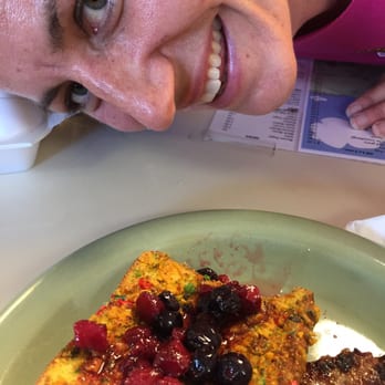 Early Birds Breakfast - Captain Crunchberry French Toast. The staff is as authentic as the food. (This is one of the owners photo bombing my plate) - Breakfast & Brunch Near Me - Saint Louisville, Ohio Early Birds Breakfast - Captain Crunchberry French Toast. The staff is as authentic as the food. (This is one of the owners photo bombing my plate) - Breakfast & Brunch Near Me - Saint Louisville, Ohio