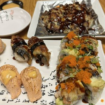 Sushi Maki - olympia, helena, unagi, seared salmon - Sushi Bars Near Me - Burien, Washington Sushi Maki - olympia, helena, unagi, seared salmon - Sushi Bars Near Me - Burien, Washington