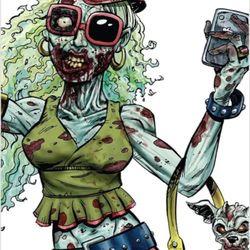 Alfies Gun Range - Zombie splatter target 12x18