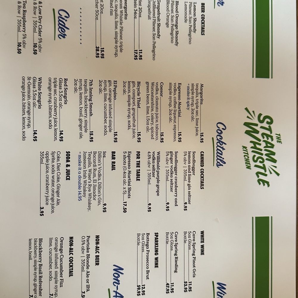 Steam Whistle Kitchen - Menu - Salad Near Me - Toronto, Ontario Steam Whistle Kitchen - Menu - Salad Near Me - Toronto, Ontario