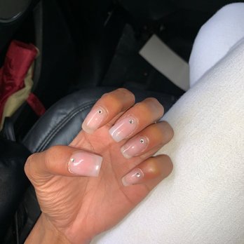 Urban Nails - Gel full set with rhinestones using my natural nail length. - Nail Salons Near Me - Tallahassee, Florida Urban Nails - Gel full set with rhinestones using my natural nail length. - Nail Salons Near Me - Tallahassee, Florida
