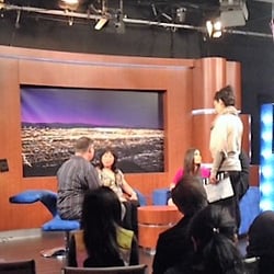 Tori Allah - Here I am taping, co-producing and co-hosting our new show "PARANORMAL X!"