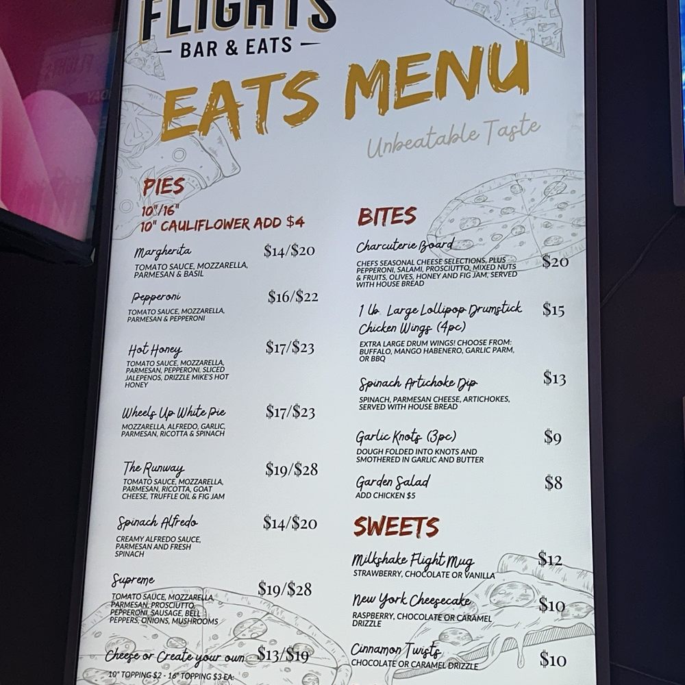 Flights Bar & Eats - Menu - Pizza Near Me - Riverside, California Flights Bar & Eats - Menu - Pizza Near Me - Riverside, California
