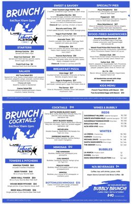 Menu photo 7 Lake Tahoe AleWorX Reno Reno, NV