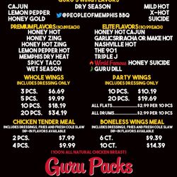 Fowl N Out - Menu (there is a second one as well)