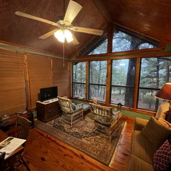 9E Ranch Cabins Lost Pines Bastrop - Look at that space! It's quiet and relaxing.