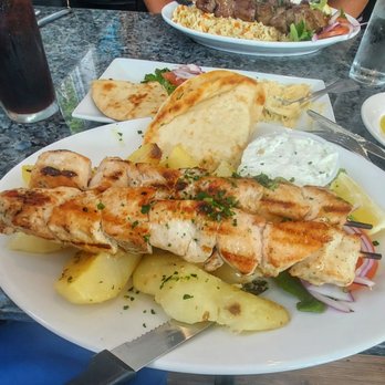Mykonos Mediterranean Restaurant - Chicken souvlaki - Italian Near Me - Newington, Connecticut Mykonos Mediterranean Restaurant - Chicken souvlaki - Italian Near Me - Newington, Connecticut