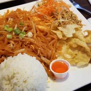 Sizzling Thai Kitchen - We got two of the Pad Thai lunch combos. - Thai Near Me - Downey, California Sizzling Thai Kitchen - We got two of the Pad Thai lunch combos. - Thai Near Me - Downey, California