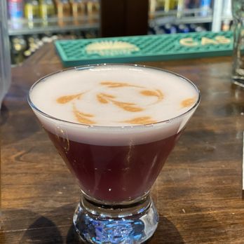 Garibaldi Lift Co - Empress Sour (made by George, the bartender) - American Near Me - Whistler, British Columbia Garibaldi Lift Co - Empress Sour (made by George, the bartender) - American Near Me - Whistler, British Columbia