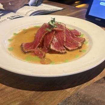 Yard House - Blackened Ahi Sashimi. Delicate and delicious - New American Near Me - Bakersfield, California Yard House - Blackened Ahi Sashimi. Delicate and delicious - New American Near Me - Bakersfield, California