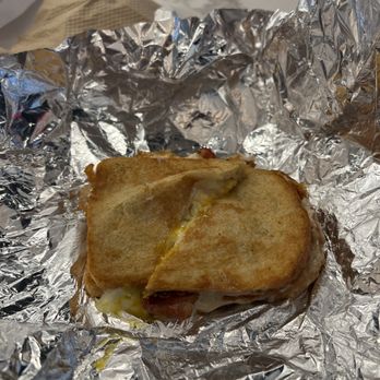 Mike & Patty's - Grilled Breakfast Crack. Looks smashed...but it is just hot and gooey still. A recommend. - Breakfast & Brunch Near Me - Boston, Massachusetts Mike & Patty's - Grilled Breakfast Crack. Looks smashed...but it is just hot and gooey still. A recommend. - Breakfast & Brunch Near Me - Boston, Massachusetts
