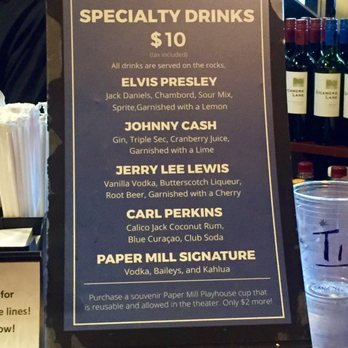 Paper Mill Playhouse - Drinks! - Music Venues Near Me - Millburn, New Jersey