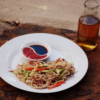 Feast of Greens - Cold Udon Noodles - Personal Chefs Near Me