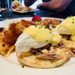 Montreal Eggs Benny Sub Latkes