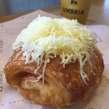 Le Panier - jambon mornay. ham and cheese croissant. a little salty. definitely not if you in the mood for sweetness. - Bakeries Near Me - Seattle, Washington Le Panier - jambon mornay. ham and cheese croissant. a little salty. definitely not if you in the mood for sweetness. - Bakeries Near Me - Seattle, Washington