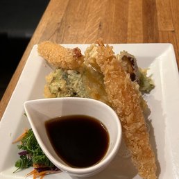 Shrimp and vegetable tempura Shrimp and vegetable tempura