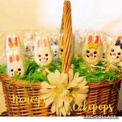 Bunny popsicle cakesicle