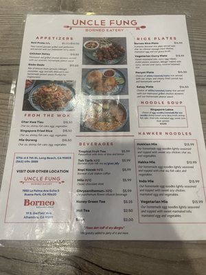 Menu photo 7 Uncle Fung Borneo Eatery Long Beach, CA Menu photo 7 Uncle Fung Borneo Eatery Long Beach, CA