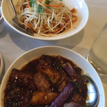 Chef Chu's - Noodles and garlic eggplant - Chinese Near Me - Los Altos, California