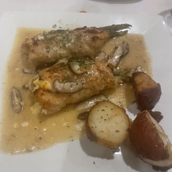 Nicola's Ristorante - Chicken Calabrese I believe it was called. Smoke mozz, and veggies inside stuffed chicken! - Italian Near Me - Totowa, New Jersey