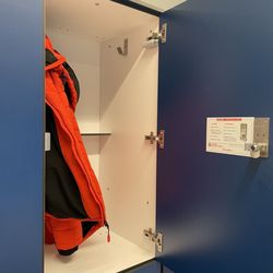 Robert Crown Community Center and Library - Ample locker space.