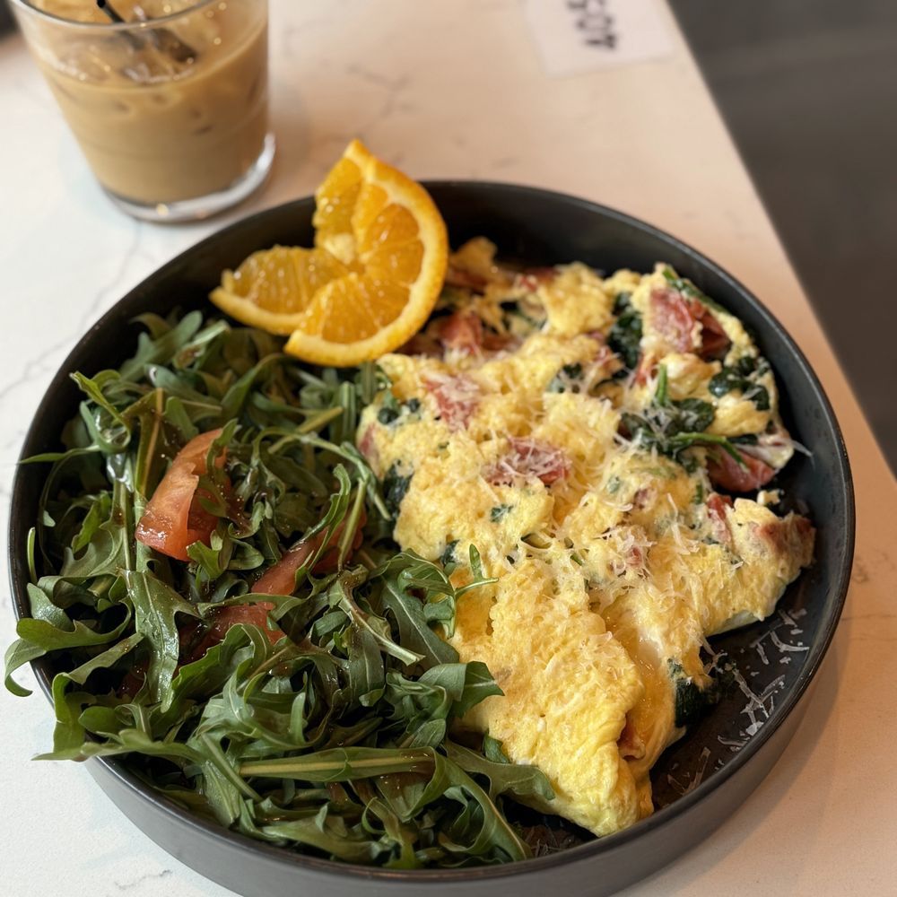 Woo Bar & Kitchen - Scrambled Egg Omelet (yes, you read that right) - Asian Fusion Near Me - Seattle, Washington Woo Bar & Kitchen - Scrambled Egg Omelet (yes, you read that right) - Asian Fusion Near Me - Seattle, Washington