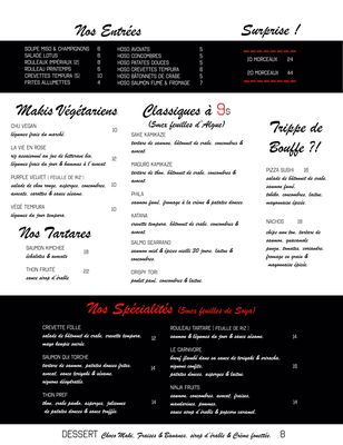 Menu photo 2 L'Atelier Sushi Sainte-Thérèse, QC Menu photo 2 L'Atelier Sushi Sainte-Thérèse, QC