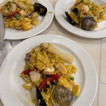 The Columbia - Paella after they split it for my table! - Spanish Near Me - St Augustine, Florida