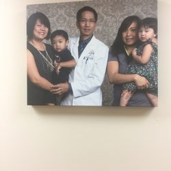 Lal Thanga, DDS - Family Portrait of Dr. T with his wife, his son and his sister-in-law and her daughter.