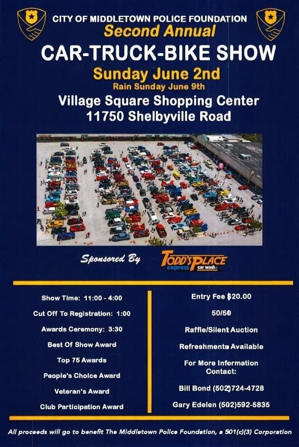 CITY OF MIDDLETOWN POLICE CAR SHOW Updated 2024 11750 Shelbyville