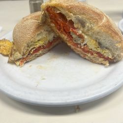 Tony's Lunch Restaurant - Pepper, egg & cheese sandwich