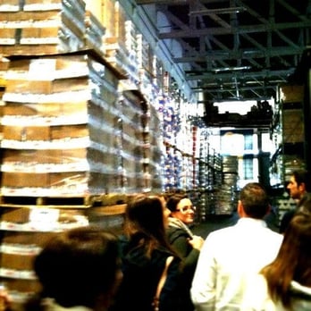 Harpoon Brewery - Stacks of cases. 1/100% of what Americans drink each year. - Breweries Near Me - Boston, Massachusetts