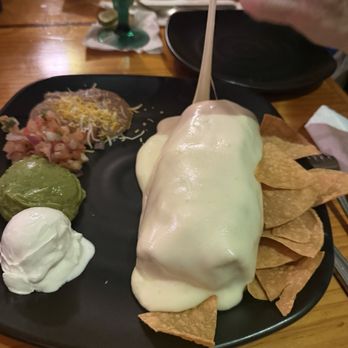 Pika-Pika - Steak burrito with melted cheese.... Not queso sauce!!!! - Mexican Near Me - Boqueron, Puerto Rico