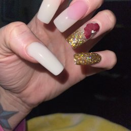 The thumb is the nail they fixed compared to my set I already had. Shape is different and filed horribly