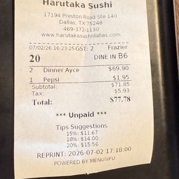 Harutaka Sushi - Sushi Bars Near Me - Dallas, Texas Harutaka Sushi - Sushi Bars Near Me - Dallas, Texas