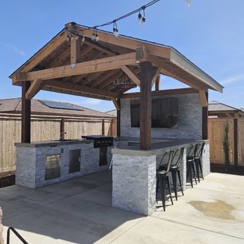 Macson Construction - Complete backyard kitchen and gazebo build. - General Contractors Near Me - Modesto, California Macson Construction - Complete backyard kitchen and gazebo build. - General Contractors Near Me - Modesto, California