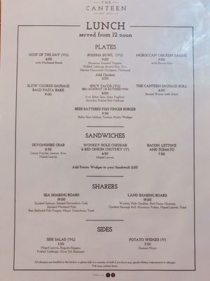 Menu photo 3 The Canteen Portsmouth, POR