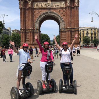 Sun & Segway Barcelona - Spanish version of the Arc de Triumph - Scooter Tours Near Me - Barcelona, B Sun & Segway Barcelona - Spanish version of the Arc de Triumph - Scooter Tours Near Me - Barcelona, B