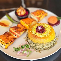 Miraas Restaurant & Bar - Sabzi Polo with Salmon