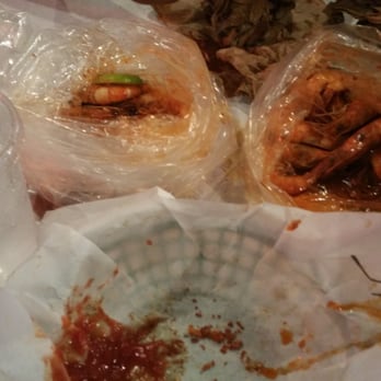 The Boiling Crab - The aftermath. - Seafood Near Me - Alhambra, California The Boiling Crab - The aftermath. - Seafood Near Me - Alhambra, California