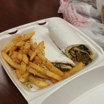 Shish Grill - Falafel sandwich and garlic fries - Mediterranean Near Me - San Ramon, California Shish Grill - Falafel sandwich and garlic fries - Mediterranean Near Me - San Ramon, California