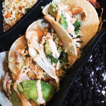 Z'Tejas - Chicken tacos with rice and beans - Tex-Mex Near Me - Chandler, Arizona