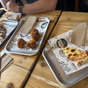 Arancina - Mushroom and margherita pizza - Pizza Near Me - London, XGL