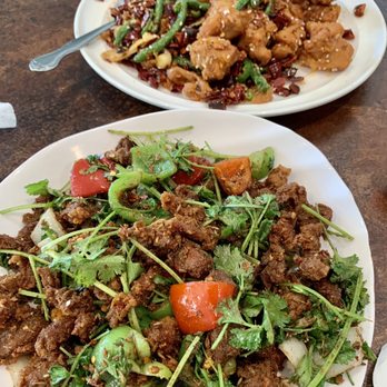 Old Town Taste - 33. Fried Lamb with Cumin & 19. Chongqing Style Spicy Chicken - Chinese Near Me - Tempe, Arizona