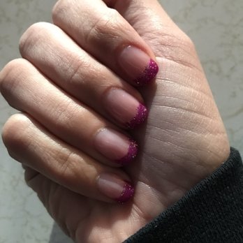 Elite Nails - My wonderful gels with purple polish and glitter - Nail Salons Near Me - Rohnert Park, California Elite Nails - My wonderful gels with purple polish and glitter - Nail Salons Near Me - Rohnert Park, California