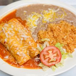 Flight Line Café - Two Enchilada Plate Special