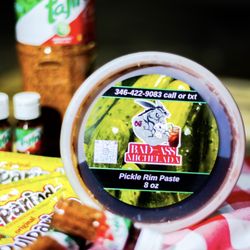 Badass Michelada - Pickle rim paste