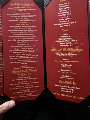 Menu photo 6 The Clipper Tavern Portsmouth, NH