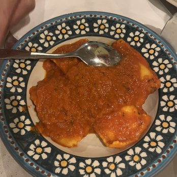 Trattoria Marione - Cheese Ravioli with tomato sauce - Tuscan Near Me - Florence, FI Trattoria Marione - Cheese Ravioli with tomato sauce - Tuscan Near Me - Florence, FI