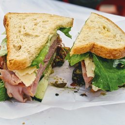 Dmitri sandwich w/added ham Dmitri sandwich w/added ham